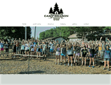 Tablet Screenshot of campsharon.com